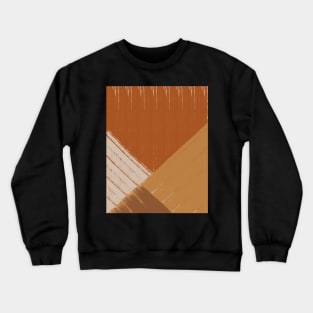 Paint Brush Strokes Contemporary Art Crewneck Sweatshirt